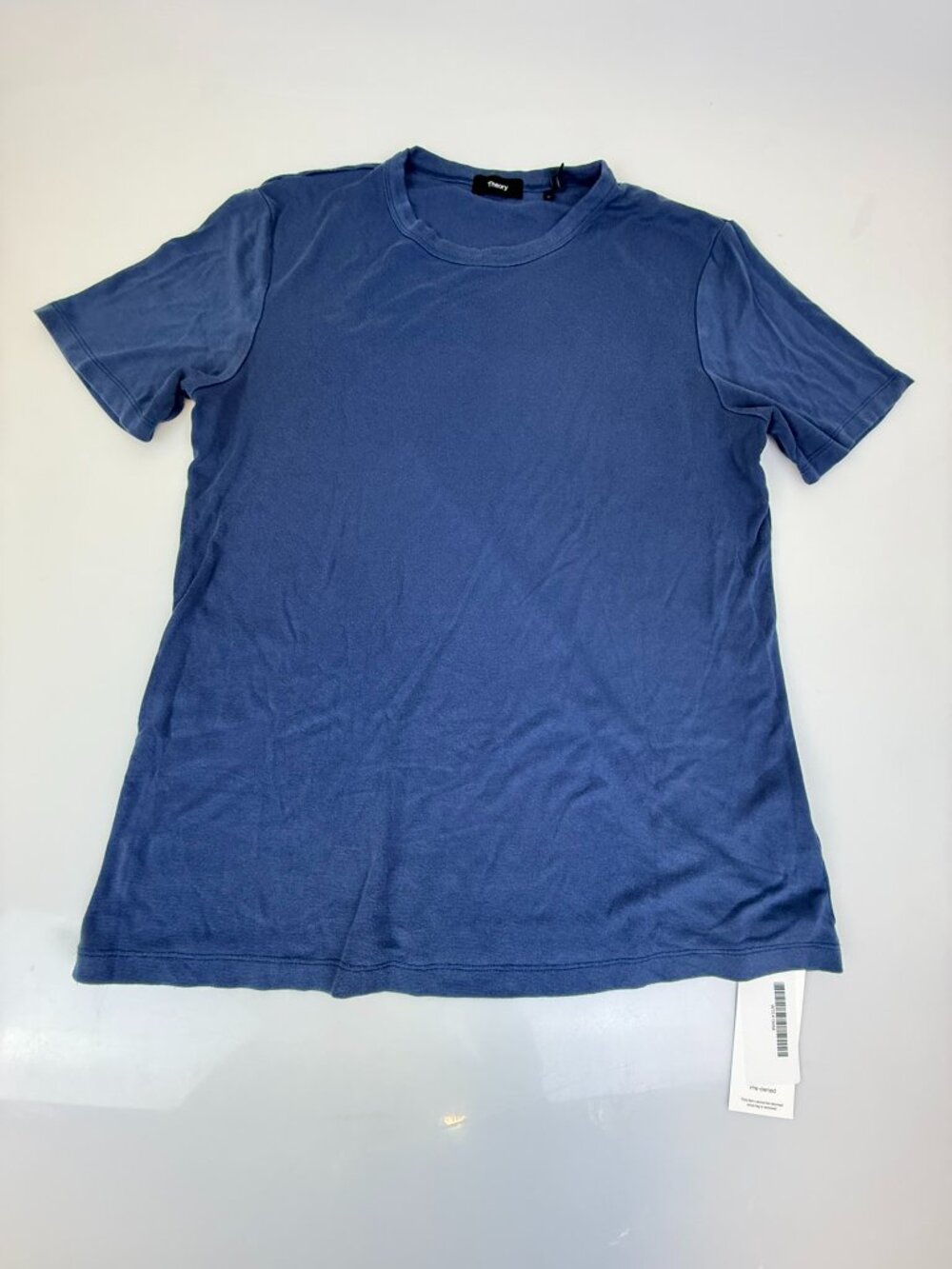 Theory Blue Essential Crewneck T-Shirt J2-7